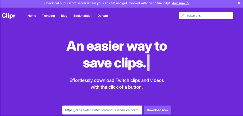 Other Options: UnTwitch, CLIPr, Simple Twitch MP4 Download