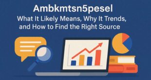 Ambkmtsn5pesel What It Likely Means